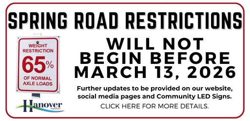 Image of 2026 Spring Road Restrictions