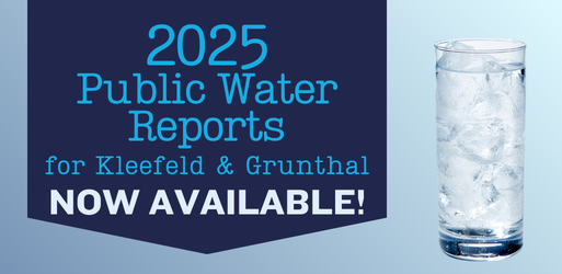 Image of 2025 Public Water Report - Kleefeld & Grunthal