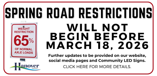 Image of 2026 Spring Road Restrictions