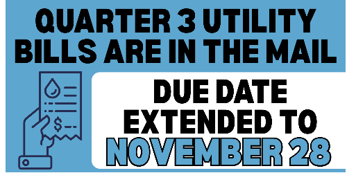 UPDATE Quarter 3 Utility Bills (Grunthal & Kleefeld)