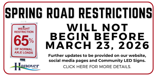 Image of 2026 Spring Road Restrictions