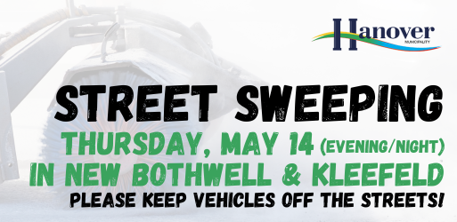 Image of Street Sweeping - New Bothwell & Kleefeld (Thursday, May 14)